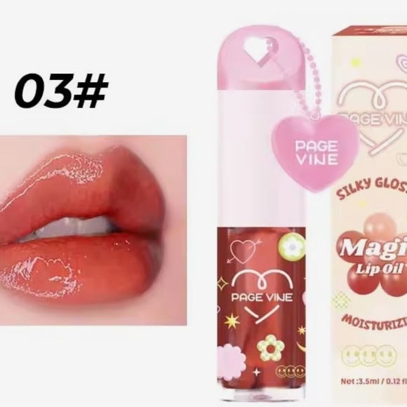 Magic Lip Oil - Glossy Red and Pink - Picture 5 of 10